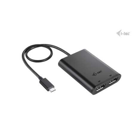 i-tec USB-C Dual 4K/60Hz (single 8K/30Hz) DP Video Adapter C31DUAL4K60DP