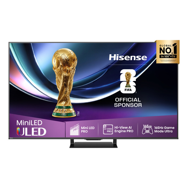 Hisense U7Q PRO 75U7Q PRO 190,5 cm (75") 4K Ultra HD Smart TV Wi-Fi Nero 500 cd/m²
