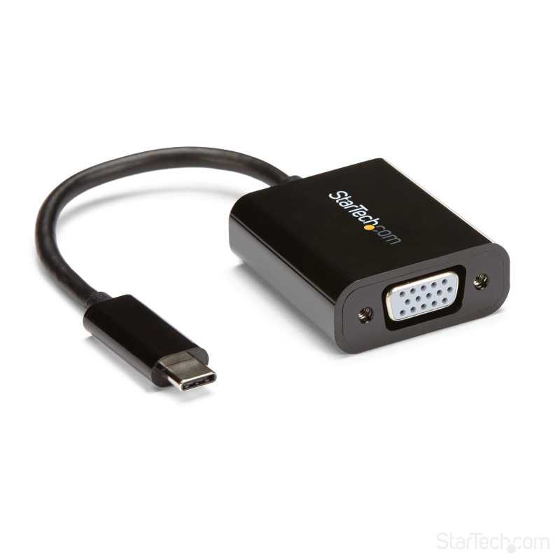 StarTech.com Adattatore USB-C a VGA - Convertitore Video USB 3.1 type-C a VGA - 1080p - Nero CDP2VGA