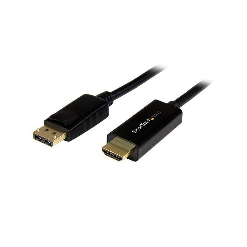 StarTech.com Cavo DisplayPort a HDMI Passivo 4K 30Hz - 1 m - Cavo Adattatore DisplayPort a HDMI - Convertitore DP 1.2 DP2HDMM1MB