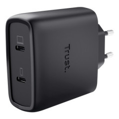 Trust Maxo Caricabatteria a 2 porte USB-C GaN da 65 W