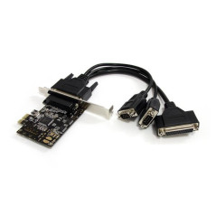 StarTech.com Scheda seriale parallela PCI Express 2S1P con cavo di ripartizione