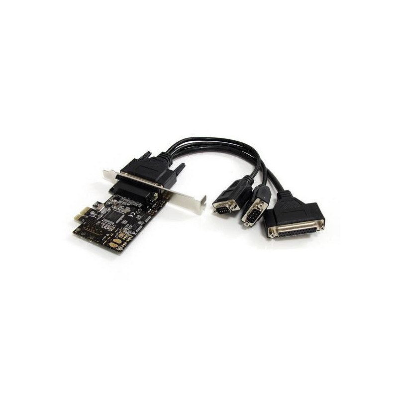 StarTech.com Scheda seriale/parallela PCI Express 2S1P con cavo di ripartizione