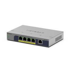 NETGEAR GS105PP Non gestito Gigabit Ethernet (10 100 1000) Supporto Power over Ethernet (PoE) Montaggio da desktop parete Grigio