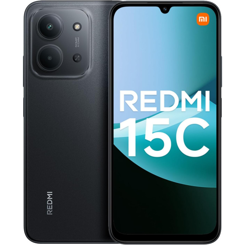 Smartphone Redmi 15C 128 GB - 4G Midnight Black