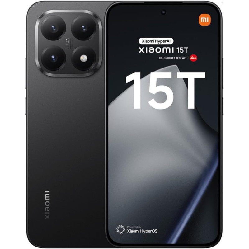 Smartphone Xiaomi 15T 512 GB 5G BLACK
