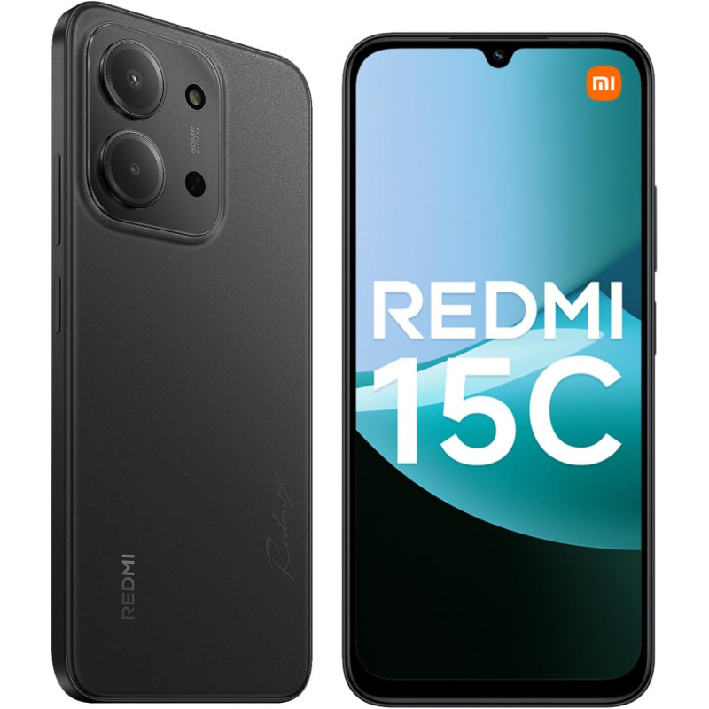 Smartphone Redmi 15C 256 GB 4G Nero Notte Smartphone Redmi 15C 256 GB 4G Nero Notte