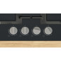 Bosch Serie 4 PNP6B6K40 Piano cottura a gas 60 cm 5 fuochi Vetro Nero