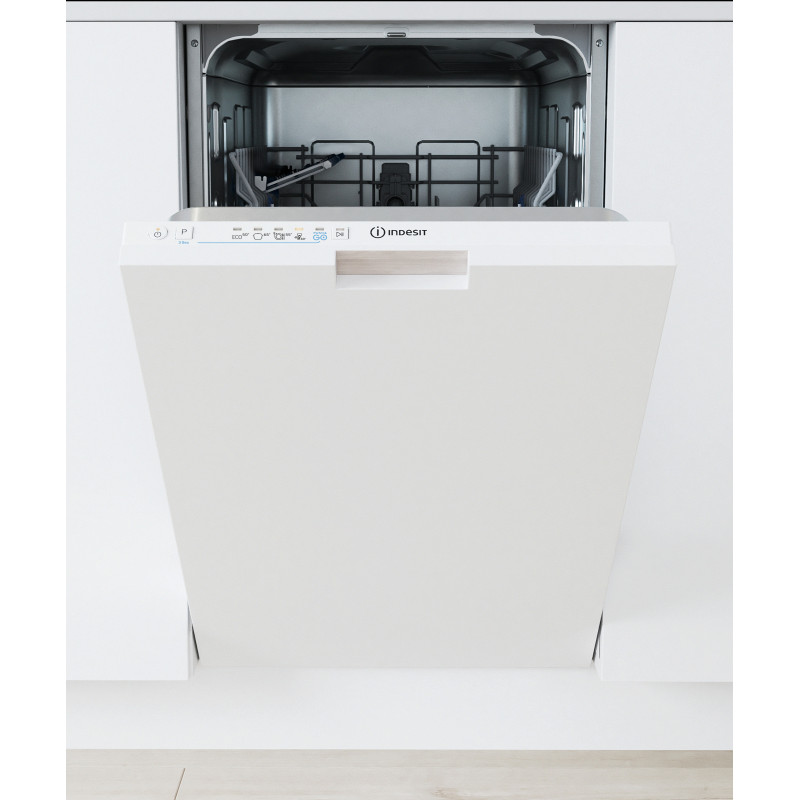 Indesit Lavastoviglie BI 45 cm classe E, 10 coperti, Push&Go, 46 dba