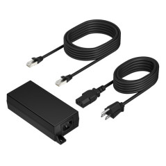 POLY PoE++ B5NH6AAABB 65W 2.5G Adapter with 3.66m CAT6A Cable and Power Cord