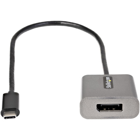 StarTech.com Adattatore CDP2DPEC USB C a DisplayPort 8K/4K 60Hz - Dongle USB-C a DisplayPort 1.4 - Convertitore video USB