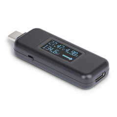 StarTech.com Multimetro Digitale USB-C, Misuratore di Tensione e Corrente con Potenza fino a 240W PD EPR, Tester Digitale