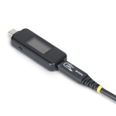 StarTech.com Multimetro Digitale USB-C, Misuratore di Tensione e Corrente con Potenza fino a 240W PD EPR, Tester Digitale