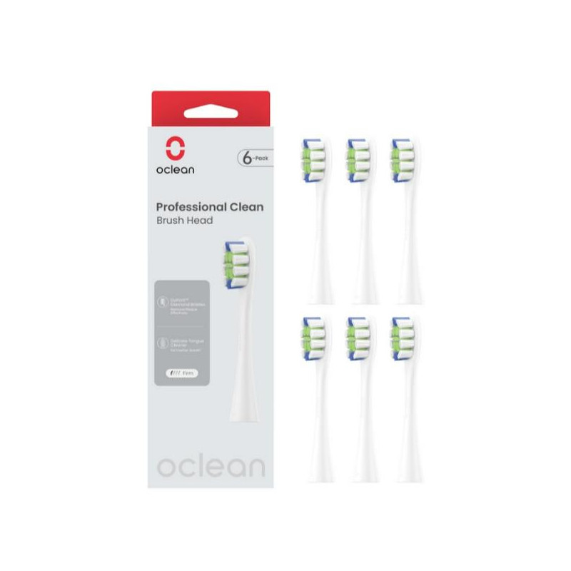 Testine Professional Clean Oclean 6 PZ BIANCO