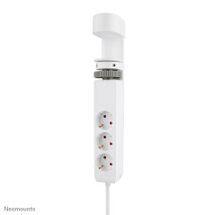 Neomounts DS22-840WH6 Multipresa da tavolo con morsetto e porte USB-C e USB-A - ricarica rapida