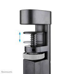 Neomounts DS22-840BL6 Multipresa da tavolo con morsetto e porte USB-C e USB-A - ricarica rapida