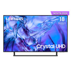Samsung TV Crystal UHD 4K 43” UE43DU8570UXZT Smart TV Wi-Fi Titan Gray 2024, Processore Crystal 4K, 4K Upscaling, AirSlim
