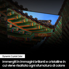 Samsung TV Crystal UHD 4K 43” UE43DU8570UXZT Smart TV Wi-Fi Titan Gray 2024, Processore Crystal 4K, 4K Upscaling, AirSlim