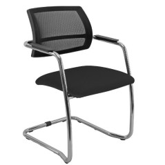 SEDIA LITHIUM - TESSUTO IGNIFUGO NERO