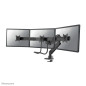 Neomounts NM-D775DX3BLACK Braccio per monitor 17-27" - molla a gas - Topfix - 180°-stop