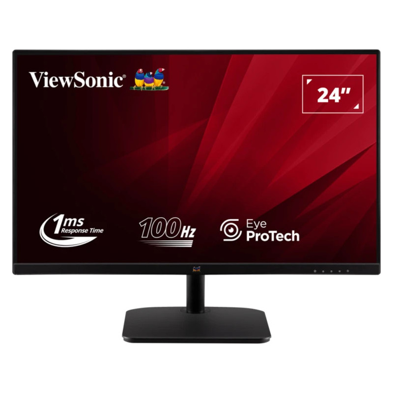 Viewsonic Value Series VA2432-MHD-3 LED display 61 cm (24") 1920 x 1080 Pixel Full HD Nero