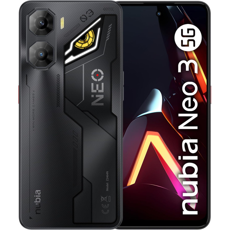 nubia Neo 3 Smartphone 5G Gaming Android 15, 8+12GB RAM Dinamica + 256GB ROM
