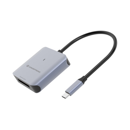 Conceptronic BIAN08G lettore di schede USB 3.2 Gen 2 Type-C Grigio