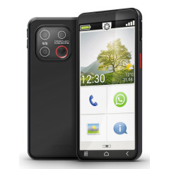 Emporia emporiaSMART.7mini 13,8 cm (5.45") SIM singola Android 15 4G USB tipo-C 6 GB 128 GB 3500 mAh Nero