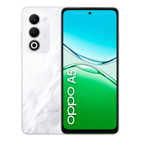 OPPO A5 Smartphone, Foto AI 50MP, Frontale 5MP, Display 6.67” 90HZ LCD HD+, 6000mAh, RAM 6(Esp2GB 4GB 6GB)+ROM 128GB (esp1TB),