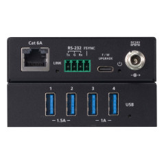 ATEN UCE33100 moltiplicatore di rete Ricevitore e trasmettitore di rete Nero