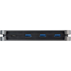 StarTech.com HB30CM3A1CB hub di interfaccia USB 3.2 Gen 1 (3.1 Gen 1) Type-C 5000 Mbit s Nero, Grigio