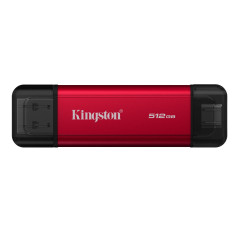 Kingston Technology 512GB Dual USB-A C Portable SSD, Up to 1050MB s USB 3.2 Gen 2