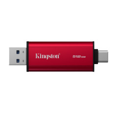 Kingston Technology 512GB Dual USB-A/C Portable SSD, Up to 1050MB/s USB 3.2 Gen 2
