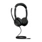 Jabra Evolve2 50 Auricolare Con cavo e senza cavo A Padiglione Ufficio USB tipo-C Bluetooth Nero