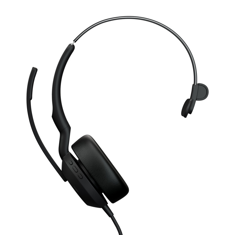 Jabra Evolve2 50 Auricolare Con cavo e senza cavo A Padiglione Ufficio USB tipo A Bluetooth Nero Jabra Evolve2 50 Auricolare Con cavo e senza cavo A Padiglione Ufficio USB tipo A Bluetooth Nero