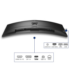 Philips 5000 series 49B2U5900C 00 Monitor PC 124 cm (48.8") 5120 x 1440 Pixel Dual QHD LCD Nero