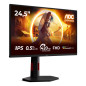 AOC G4 25G4KUR Monitor PC 62,2 cm (24.5") 1920 x 1080 Pixel Full HD LED Nero, Rosso