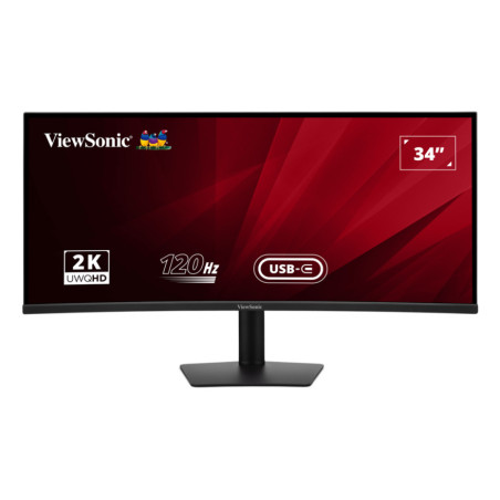 Viewsonic VA VA3420C Monitor PC 86,4 cm (34") 3440 x 1440 Pixel UltraWide Quad HD LED Nero