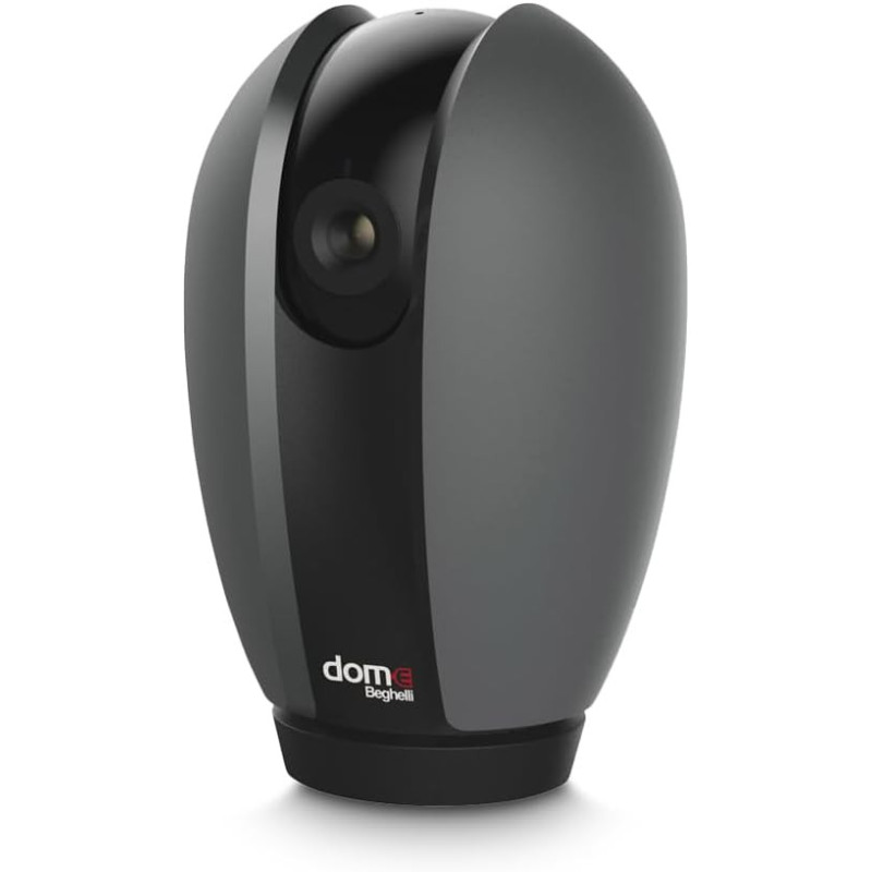 Beghelli - Telecamera Wifi Dom-e, Orientabile tramite App, Videocamera Sorveglianza Full HD