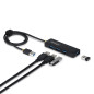 StarTech.com Hub USB-A a 4 Porte, Alimentato da BUS, Mini Hub USB 5Gbps per Laptop/Descktop con 4 Porte USB-A e Cavo Integrato