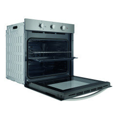 Indesit IO 2350H X Forno multifunzione inox, 6 Funzioni totali, Classe A, 66 Lt, pulizia Steam&Clean