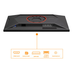 AOC G4 25G4KUR Monitor PC 62,2 cm (24.5") 1920 x 1080 Pixel Full HD LED Nero, Rosso