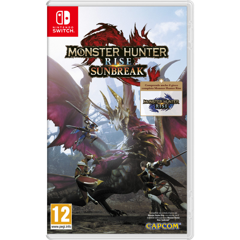 Nintendo Monster Hunter Rise Sunbreak Set Standard+DLC ITA Nintendo Switch Nintendo Monster Hunter Rise Sunbreak Set Standard+DLC ITA Nintendo Switch
