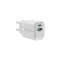 Conceptronic ALTHEA19W33 Caricabatterie per dispositivi mobili Universale Bianco AC Ricarica rapida Interno