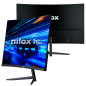 Nilox MONITOR 23 8 CURVO 200HZ HDMI DP Monitor PC 60,5 cm (23.8") 1920 x 1080 Pixel Full HD LCD Nero