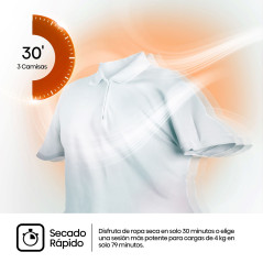 Hisense DHQE900UWDC asciugatrice Libera installazione Caricamento frontale 9 kg Bianco