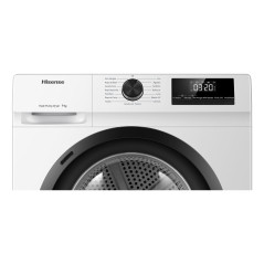 Hisense DHQE900UWDC asciugatrice Libera installazione Caricamento frontale 9 kg Bianco