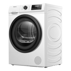 Hisense DHQE900UWDC asciugatrice Libera installazione Caricamento frontale 9 kg Bianco