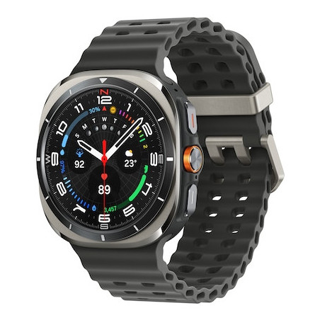 Samsung Galaxy Watch Ultra 3,81 cm (1.5") AMOLED 47 mm Digitale 480 x 480 Pixel Touch screen 4G Argento, Titanio Wi-Fi GPS