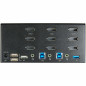 StarTech.com KVM Switch DisplayPort a due porte e triplo monitor DP - 4K 60Hz UHD HDR - KVM DP 1.2 per computer desktop con hub
